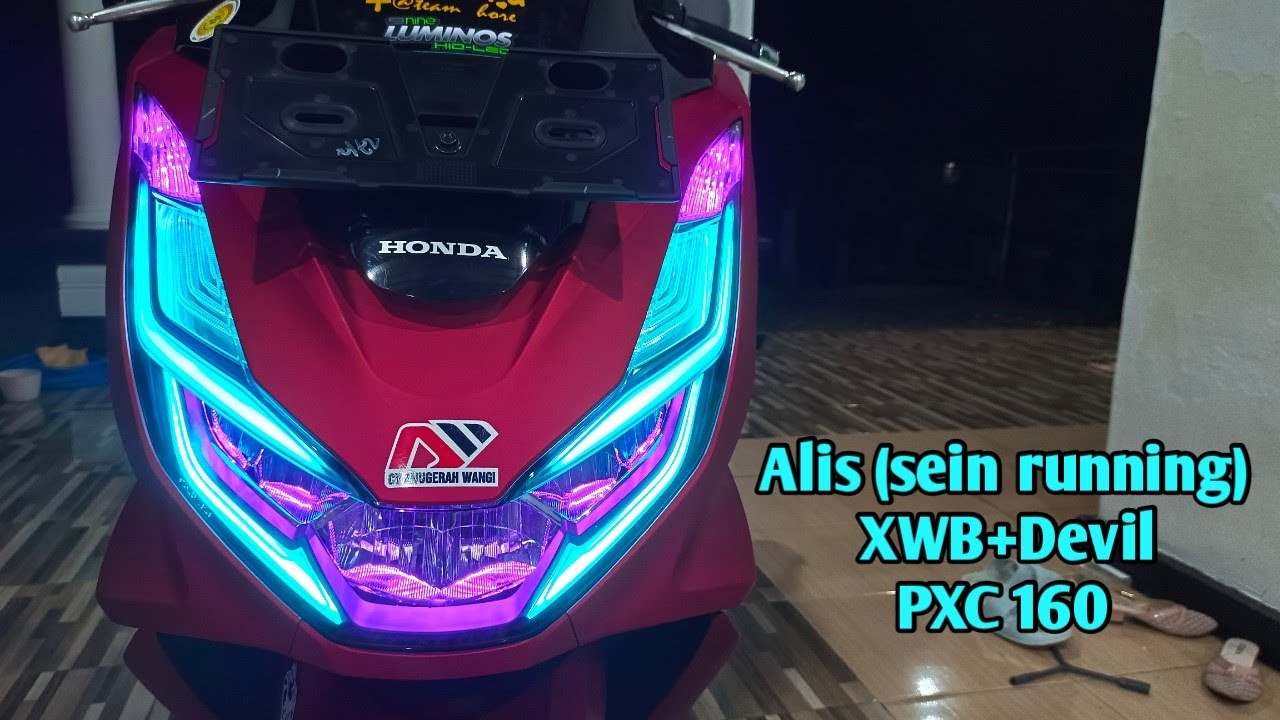 Pasang Alis+Devil (sein running) merk XWB PCX 160
