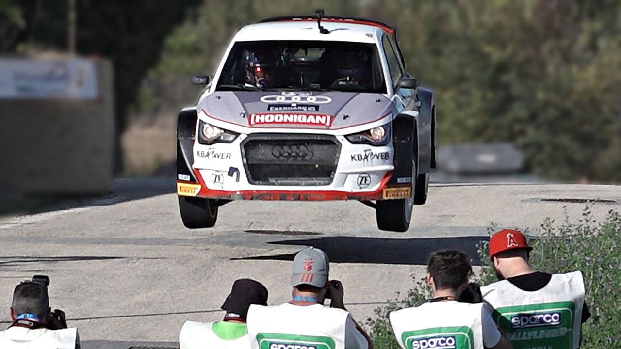 *CLOSE CALLS + CRASH* The BEST and WORST Rally car JUMPS at Legend 2023
