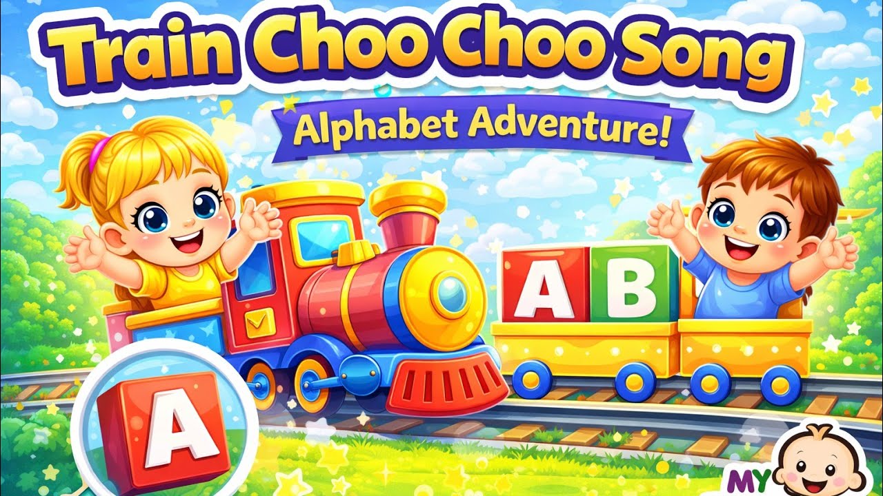 Train Choo Choo Song | Find the Alphabet Adventure + More MyBabyFun Nursery Rhymes & Kids Songs