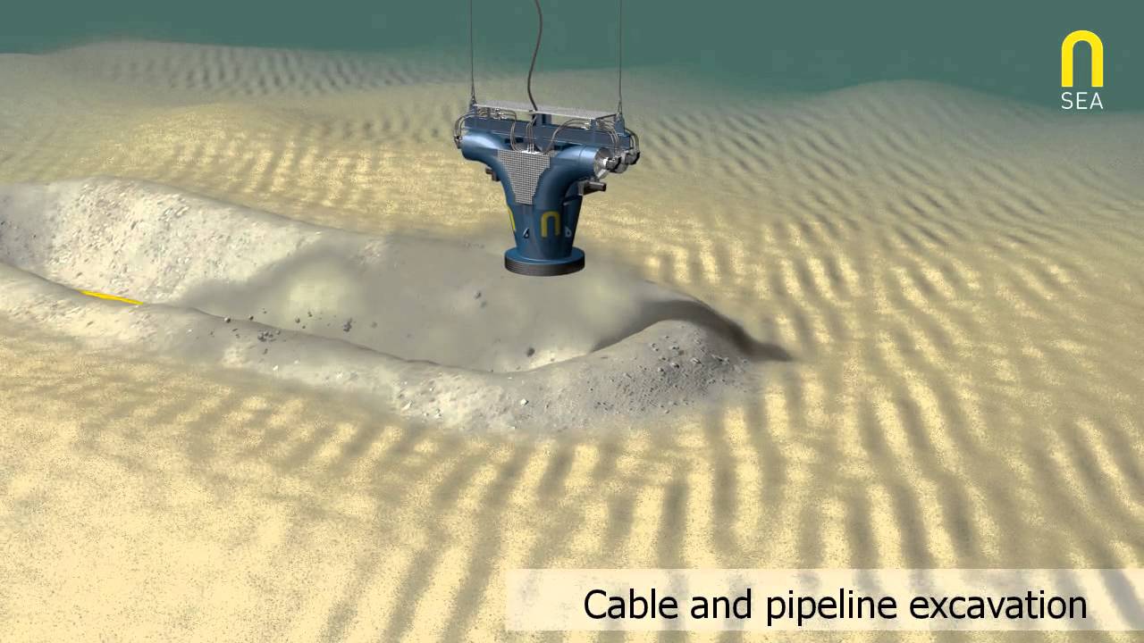 Quad-prop Mass Flow Excavating Tool by N-Sea