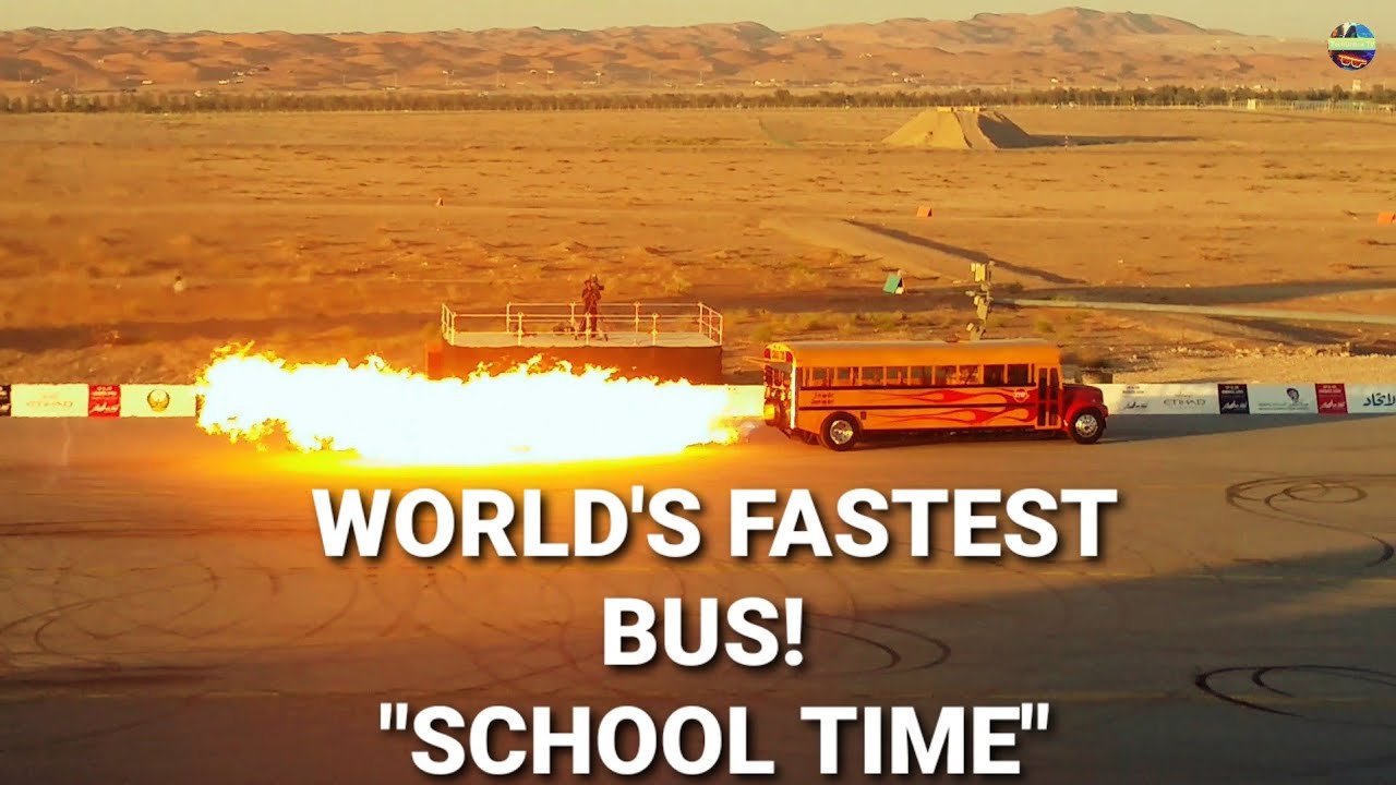 WORLD'S FASTEST BUS - JET POWERED BUS 