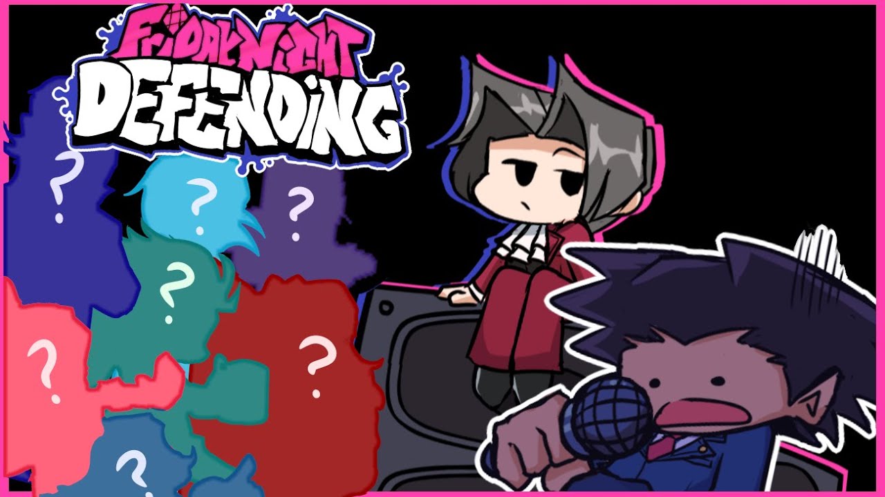 Friday Night Defending - Ace Attorney Friday Night Funkin Skin Mod Showcase (FULL)