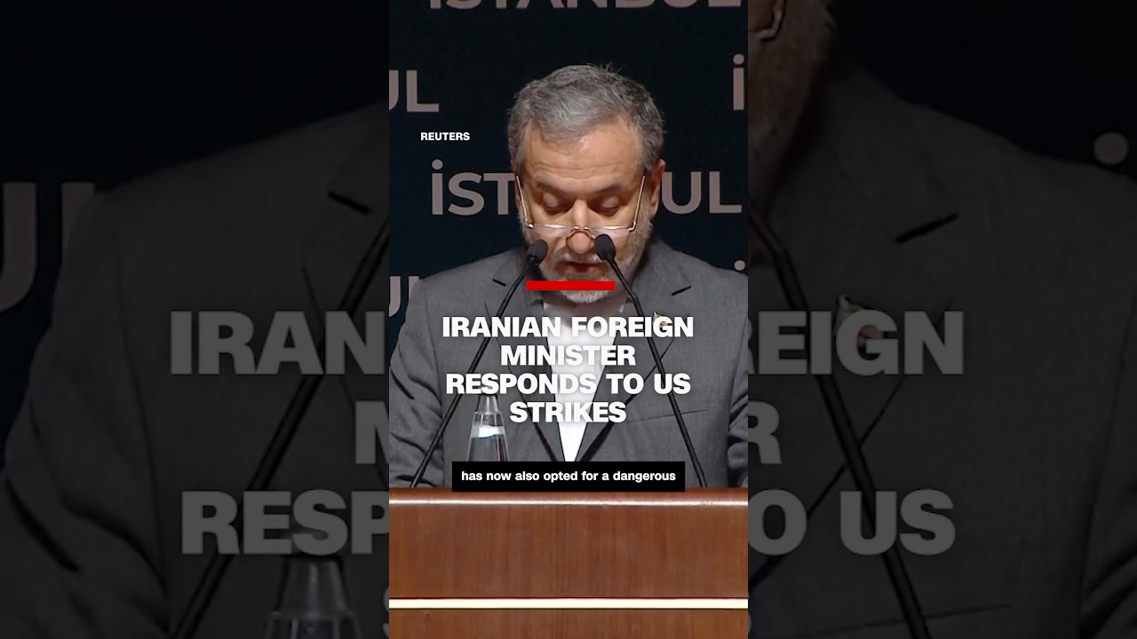 Iranian foreign minister responds to US strikes