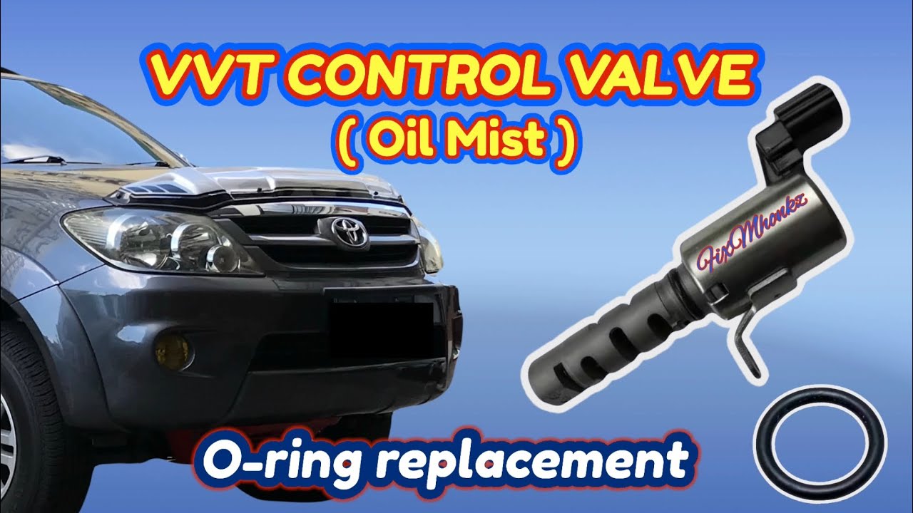 Replacing VVT Control Valve Solenoid O-Ring of Toyota Fortuner