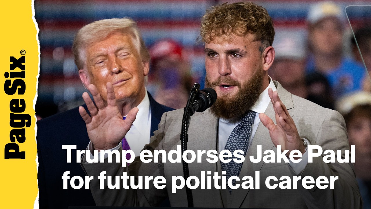 Donald Trump endorses Jake Paul for future political career