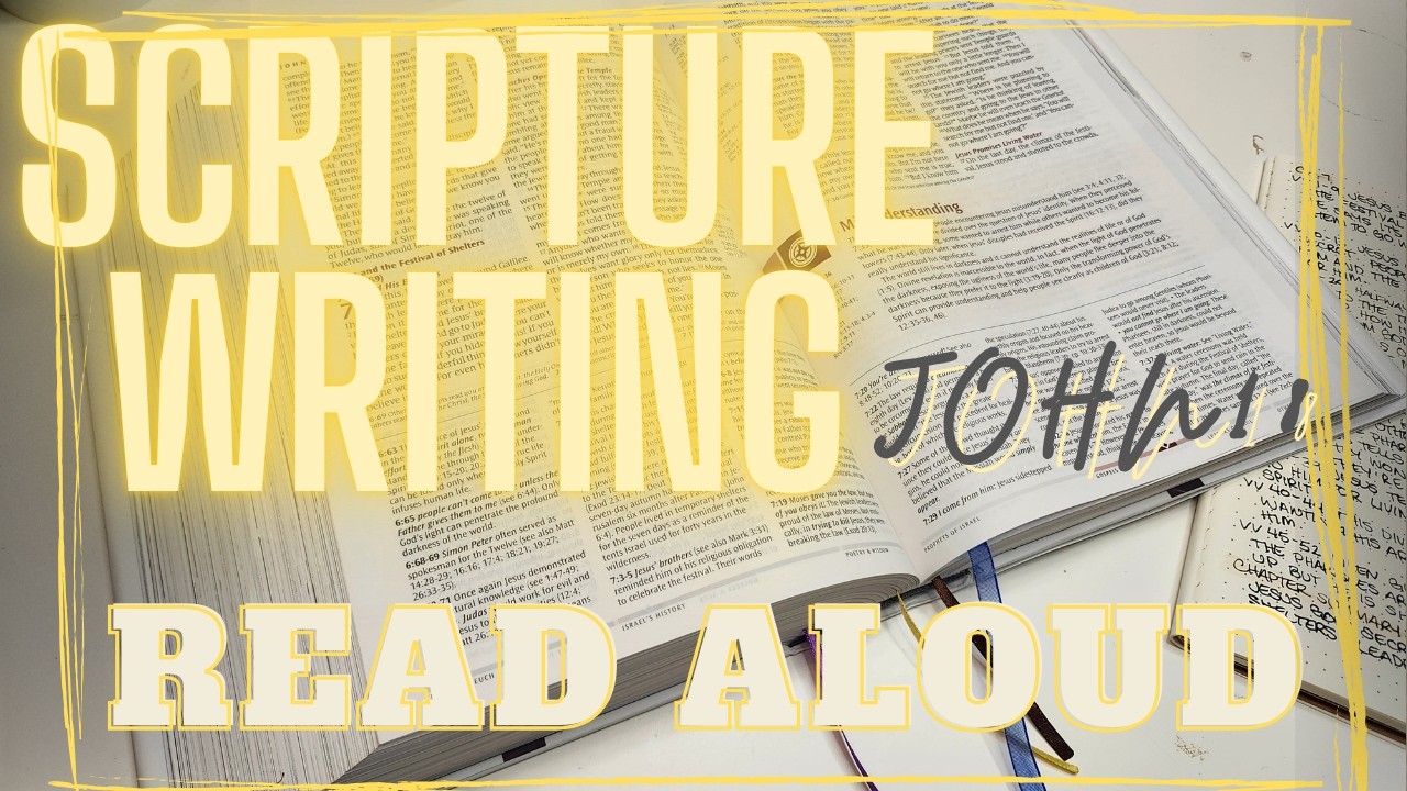 John Chapter 18 | Scripture Read Aloud | Scripture Writing