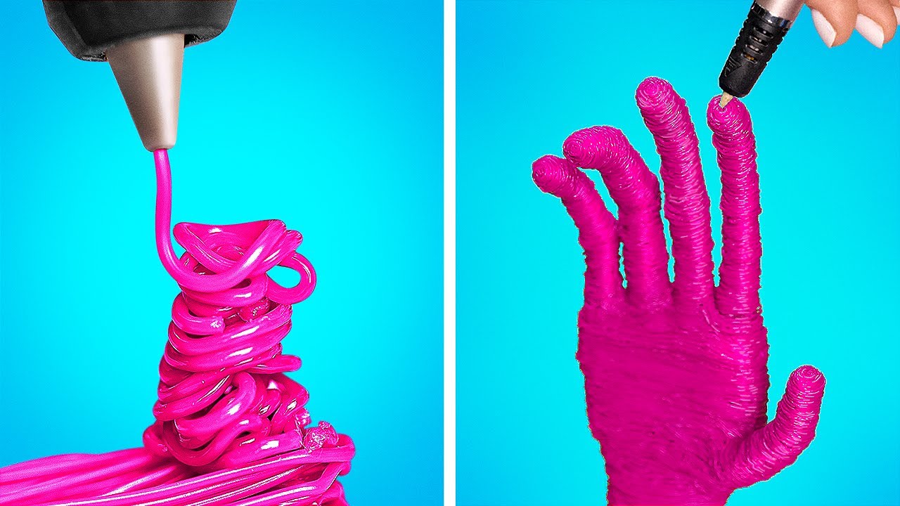 CLEVERE HACKS UND HANDWERKE MIT 3D-STIFTEN | DIY-Ideen mit Klebepistole f&uuml;r dein Zuhause 🧠