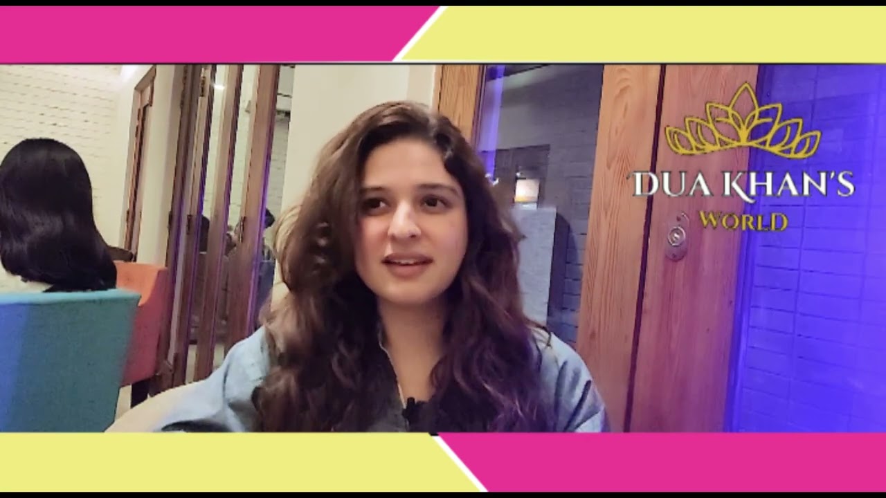 Dua Khan | First Interview Talking About Her Channel And Start Amazing Vlogs | DUA KHAN'S WORLD