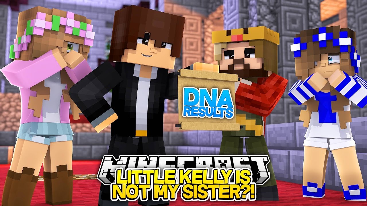 DNA TEST| LITTLE KELLY IS NOT MY SISTER!! (Minecraft Roleplay)