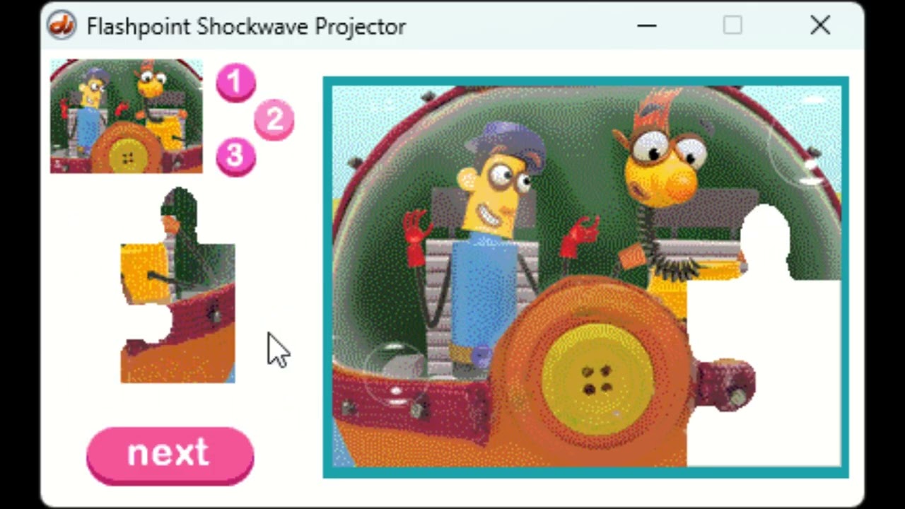 Bottle Top Bill Picture Puzzle - ABC Kids 2005 Shockwave Game