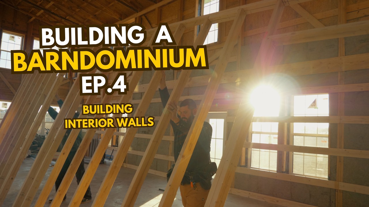 Building Interior Walls | Building A Barndominium in Oklahoma | Episode 4