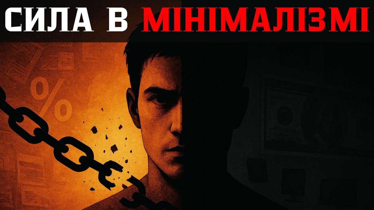 МІНІМАЛІЗМ: Як стати настільки САМОДОСТАТНІМ, що світ НЕ МАЄ чим вас КОНТРОЛЮВАТИ
