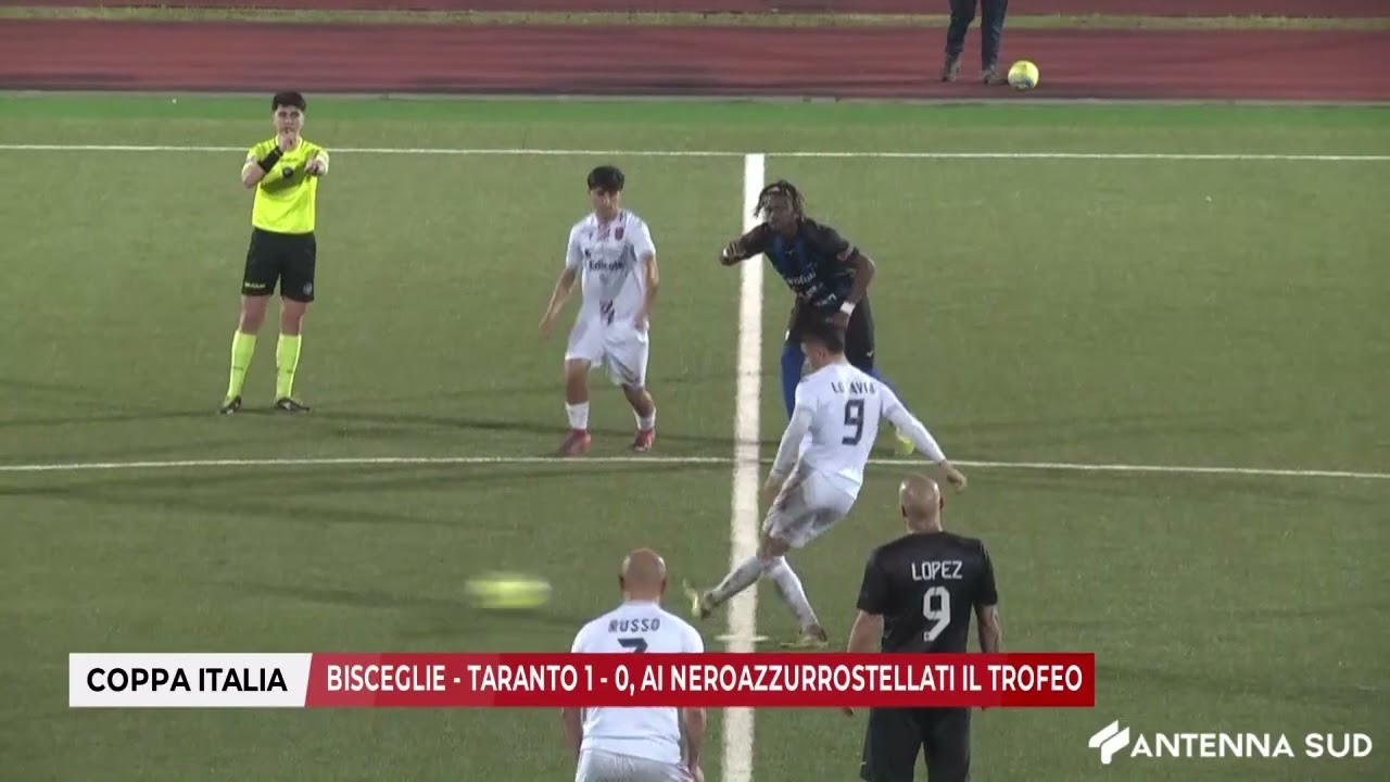 05 FEBBRAIO 2026 - COPPA ITALIA: BISCEGLIE - TARANTO 1 - 0, AI NEROAZZURROSTELLATI IL TROFEO