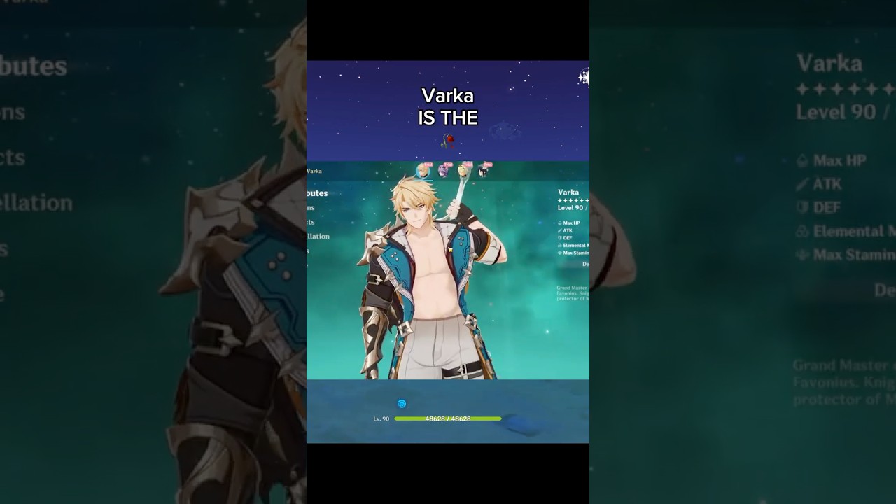 Varka's Glitches Are Crazy 😭🙏  #genshinimpact #genshin #nodkrai