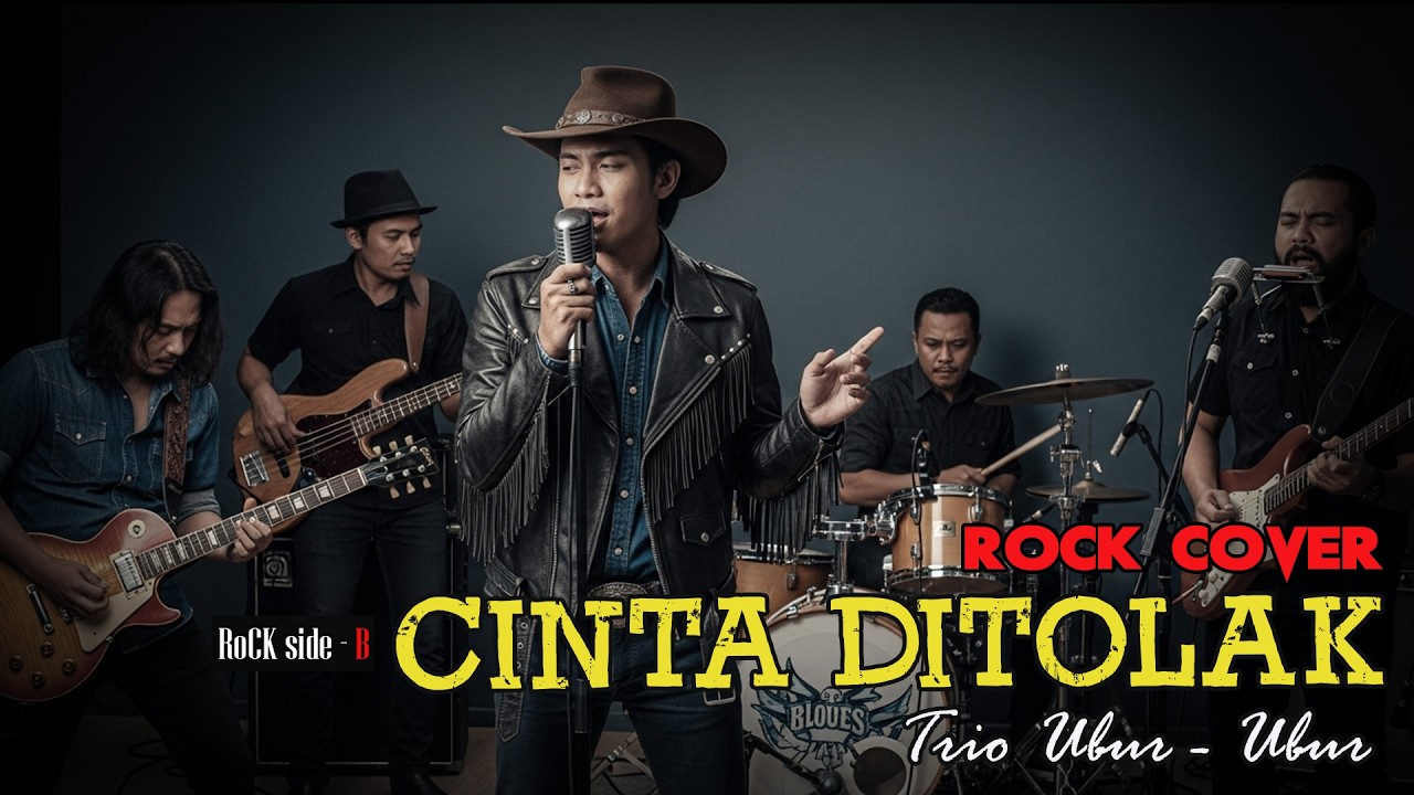 ROCK COVER LAGU DANGDUT - CINTA DITOLAK - Trio Ubur - ubur | MUSIC COVER by ROCKSIDE-B