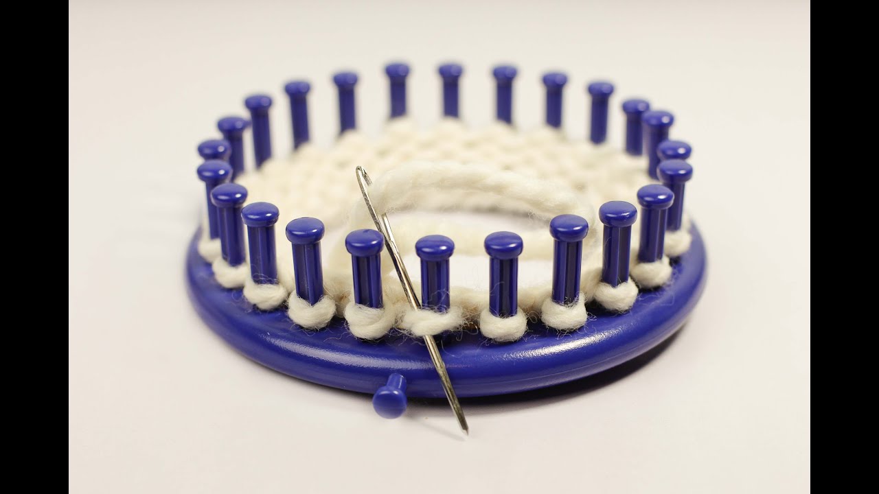 Loom Knitting: Extra Stretchy Bind-Off (flat knitting)