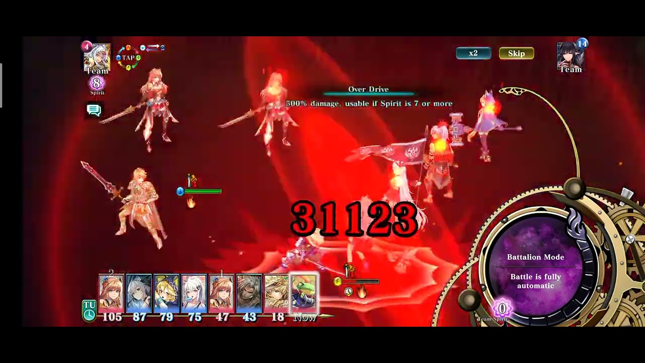 Dark Jeanne Gameplay in Evertale