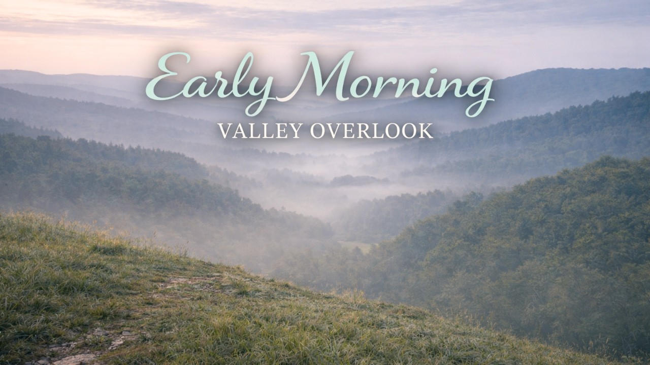 Early Morning Valley Overlook 🌿 Quiet Open Calm