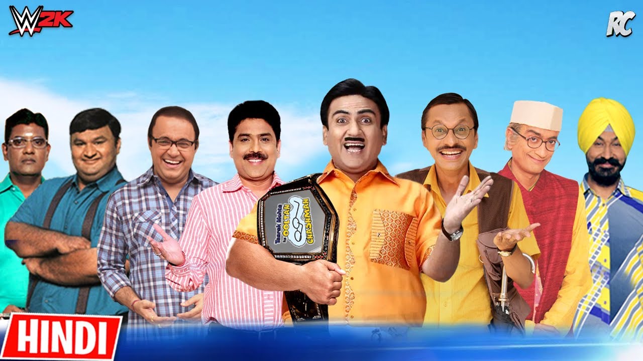 New TMKOC championship - Tarak Mehta Ka Ulta Chasma Comedy WWE 2K - TMKOC Latest