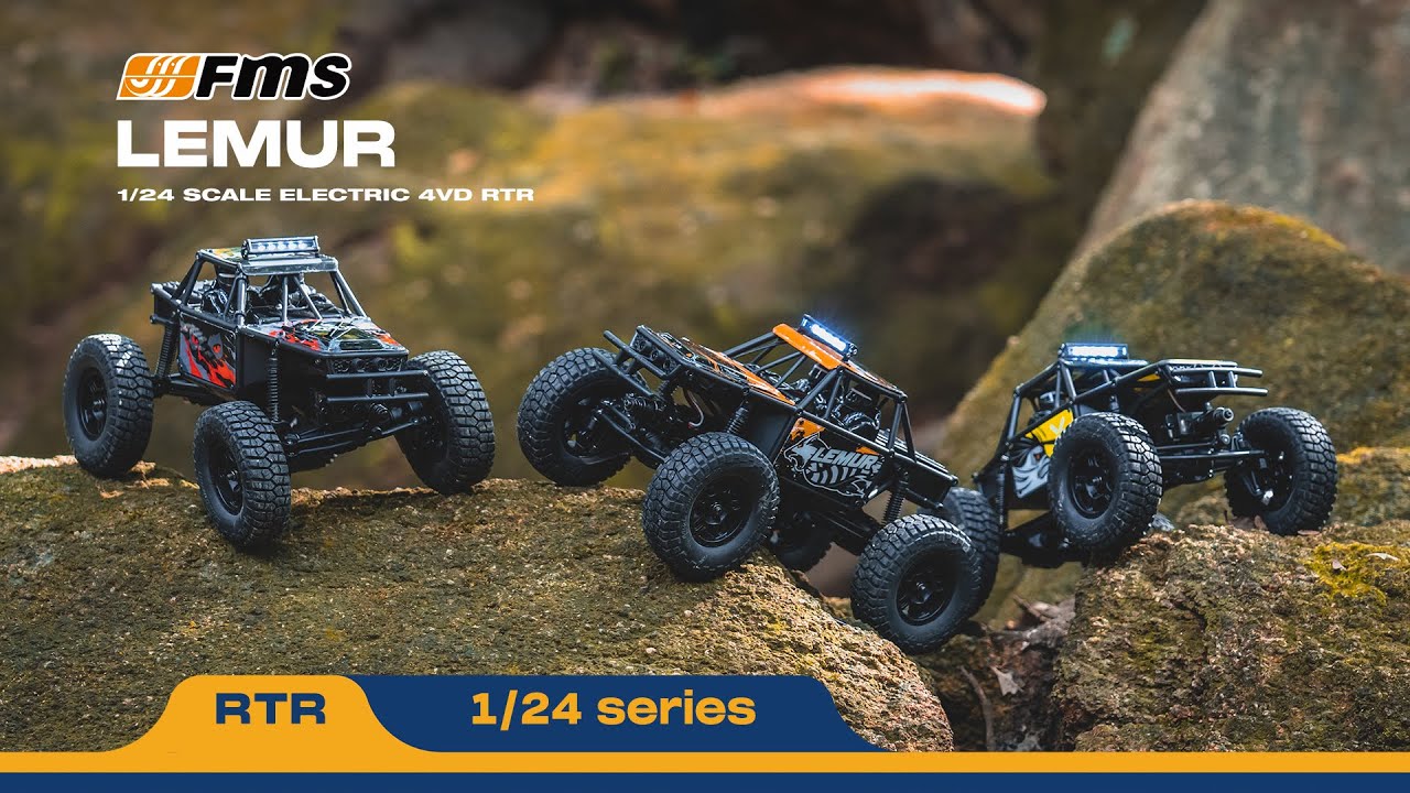 🎉FMS 1:24 FCX24 Lemur RTR：Unleash Instincts, Challenge Boundaries