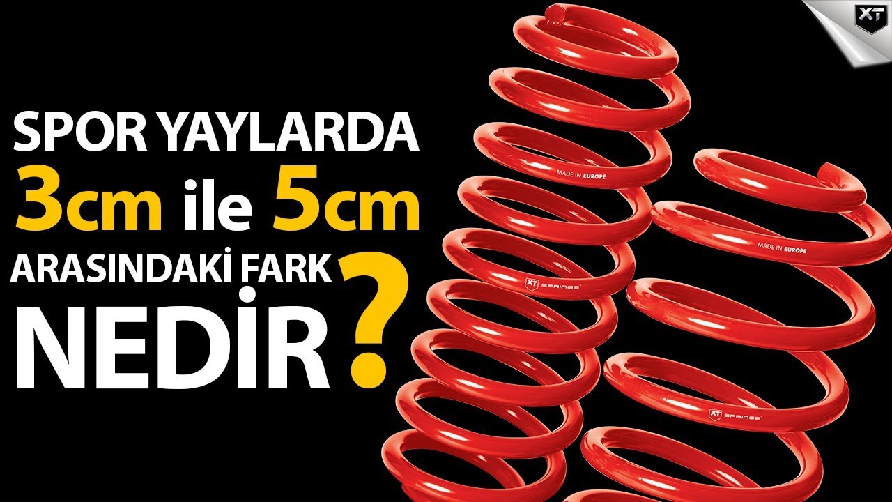 Spor Yaylarda 3cm ile 5cm Arasındaki Fark Nedir | XT Springs