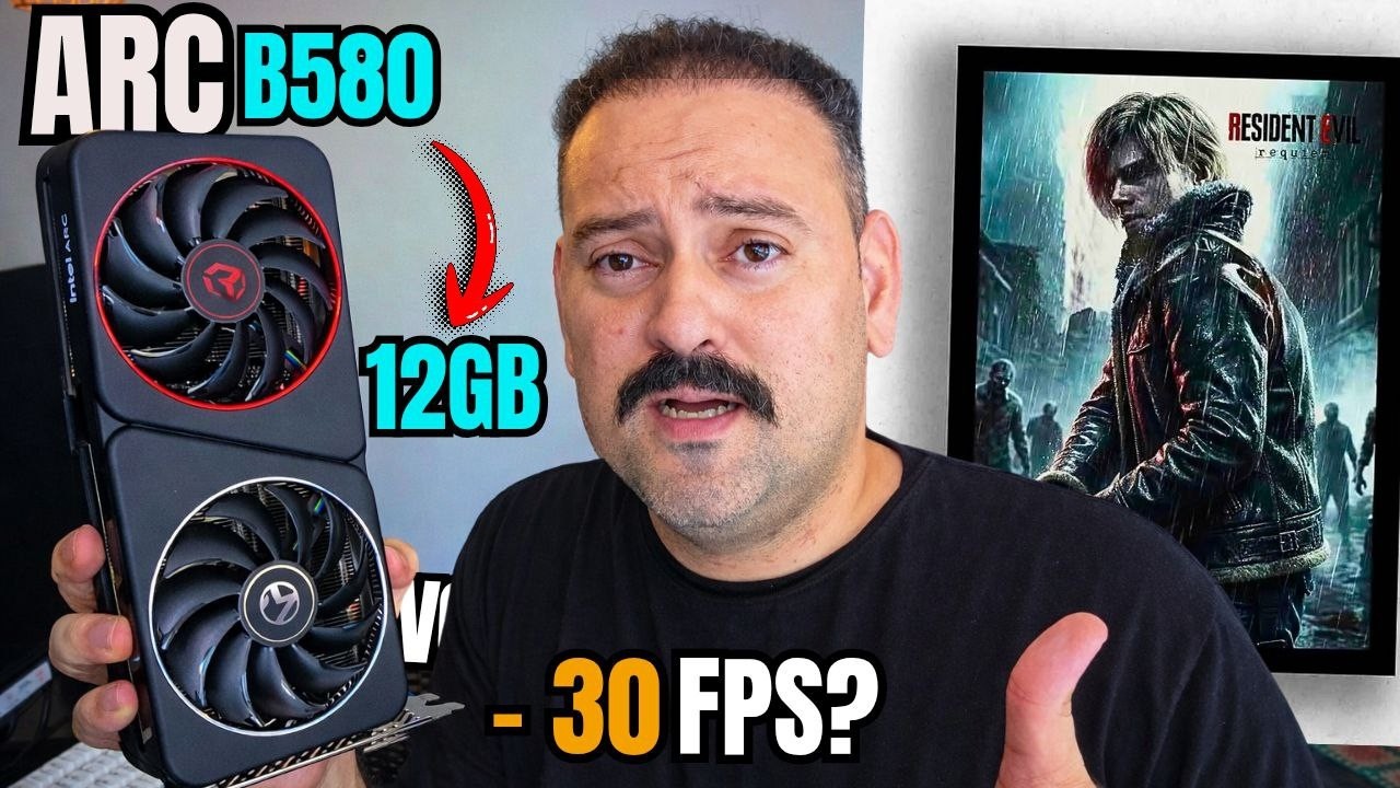 RESIDENT EVIL REQUIEM NA INTEL ARC B580 12GB !!