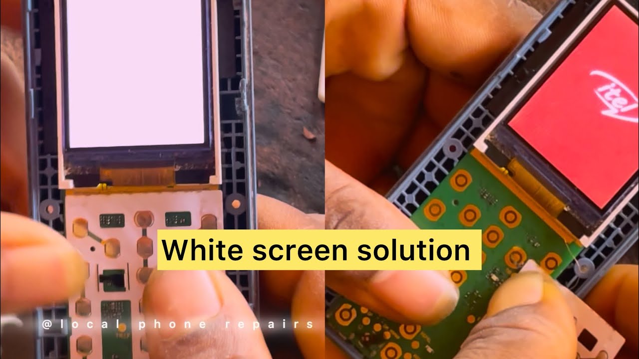 White screen solution