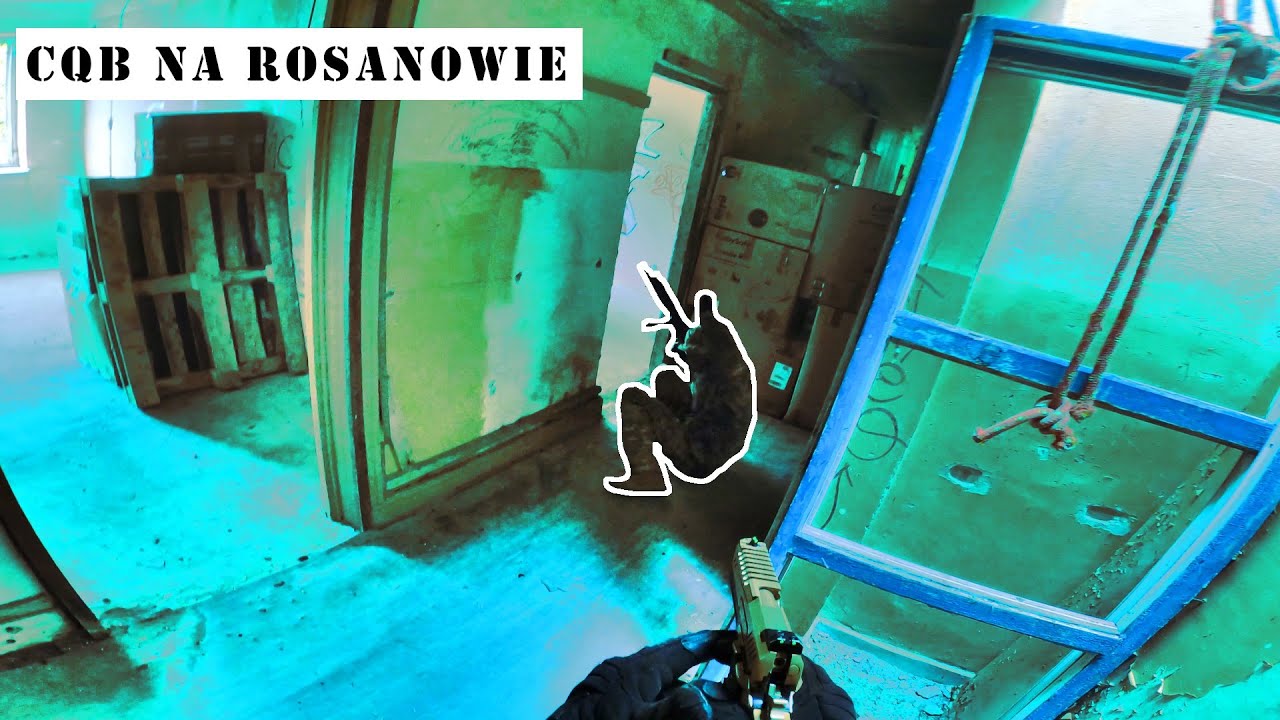 Najlepsze pole CQB w ł&oacute;dzkim? Rosan&oacute;w + Double Eagle m904g gameplay. #cqb #asg