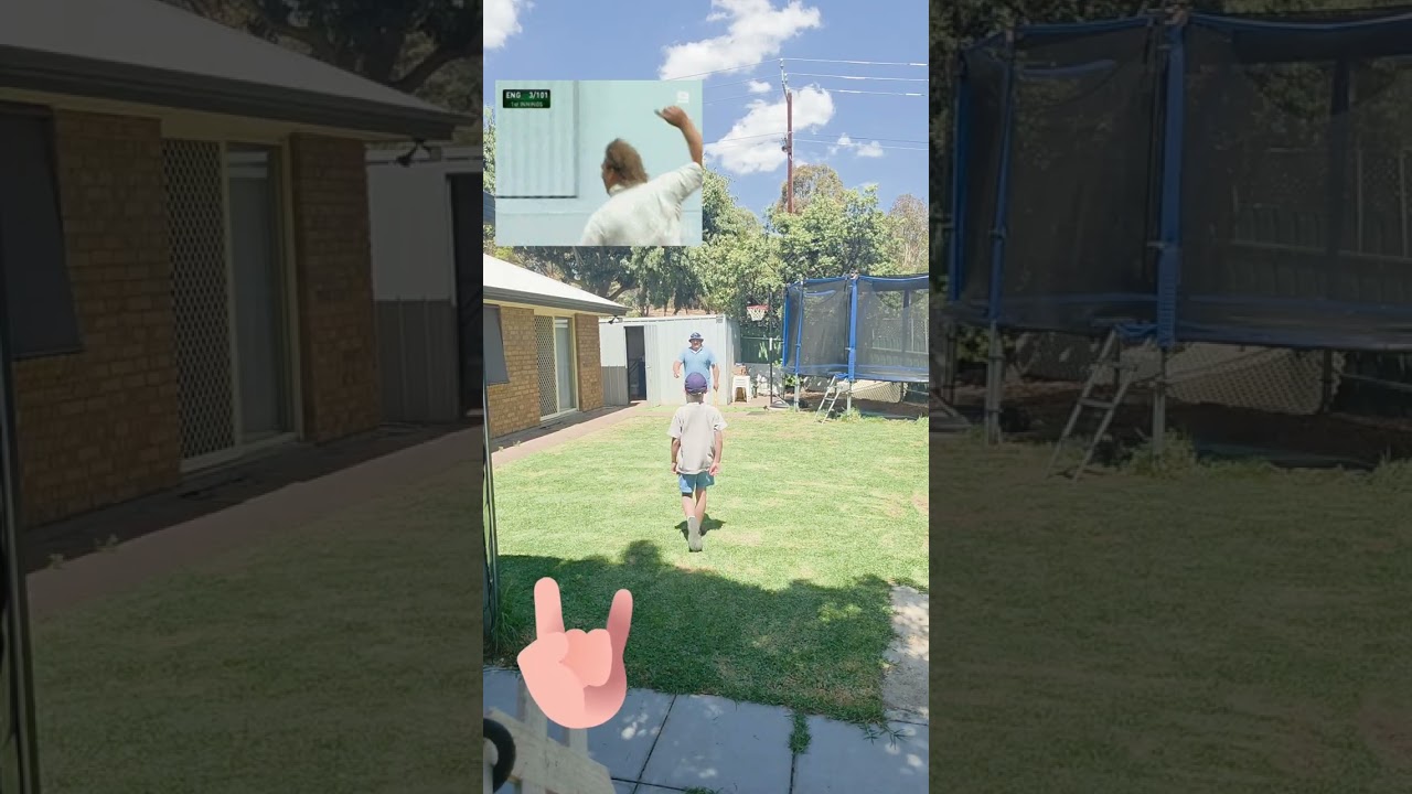 Backyard Cricket fun!!! #cricket #kidsfun 