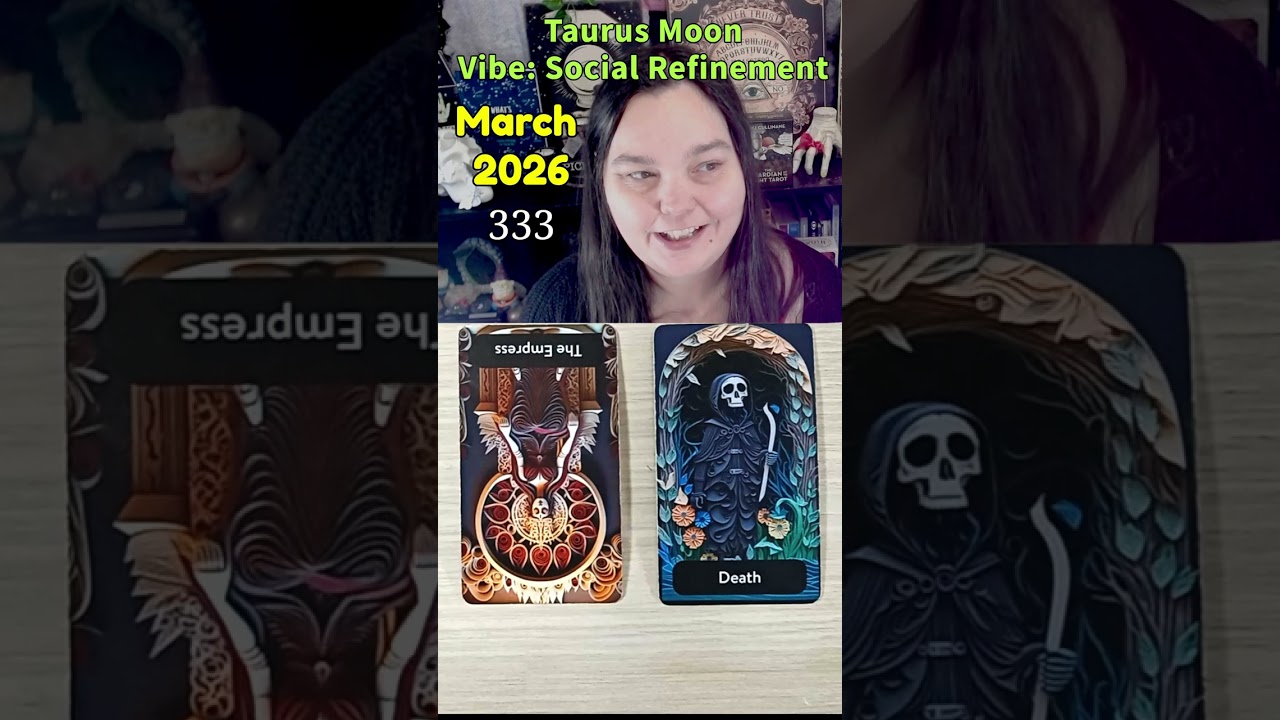 Taurus Moon | The Vibe: Social Refinement | March 2026 #taurus