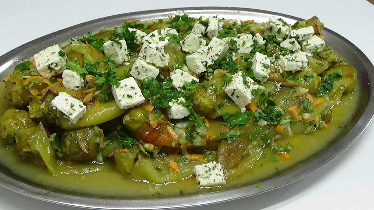 LUDILO-NEOBIČNA SALATA/Paprike u ulju sa mariniranim sirom!!Ovo morate probati jer je vrh vrhova!!