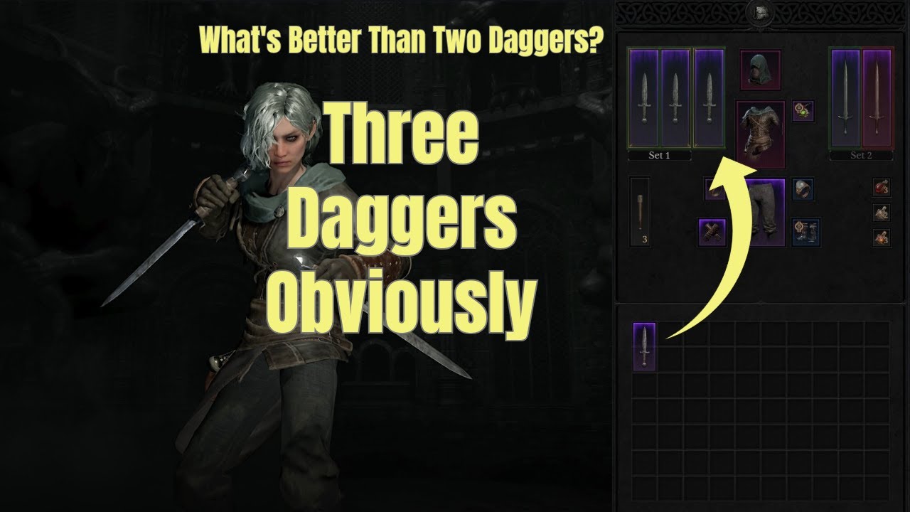 Dungeonborne New Melee Rogue Technique - A Third Dagger