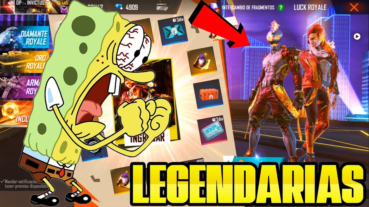 &iexcl;AS&Iacute; FUE MI SUERTE EN LA NUEVA INCUBADORA ESCUADR&Oacute;N ESPINA DE FREE FIRE!! SKINS MUY LEGENDARIAS!!