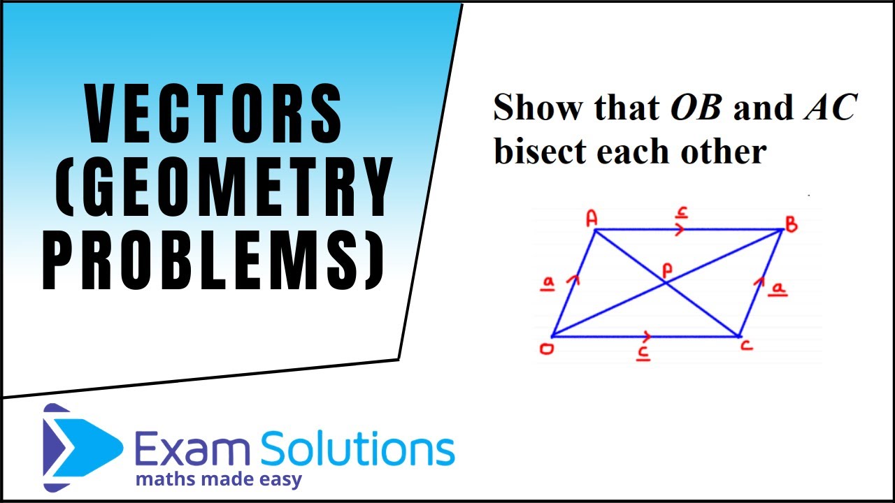 Simple Hack to solving the HARD vector geometry problems | ExamSolutions
