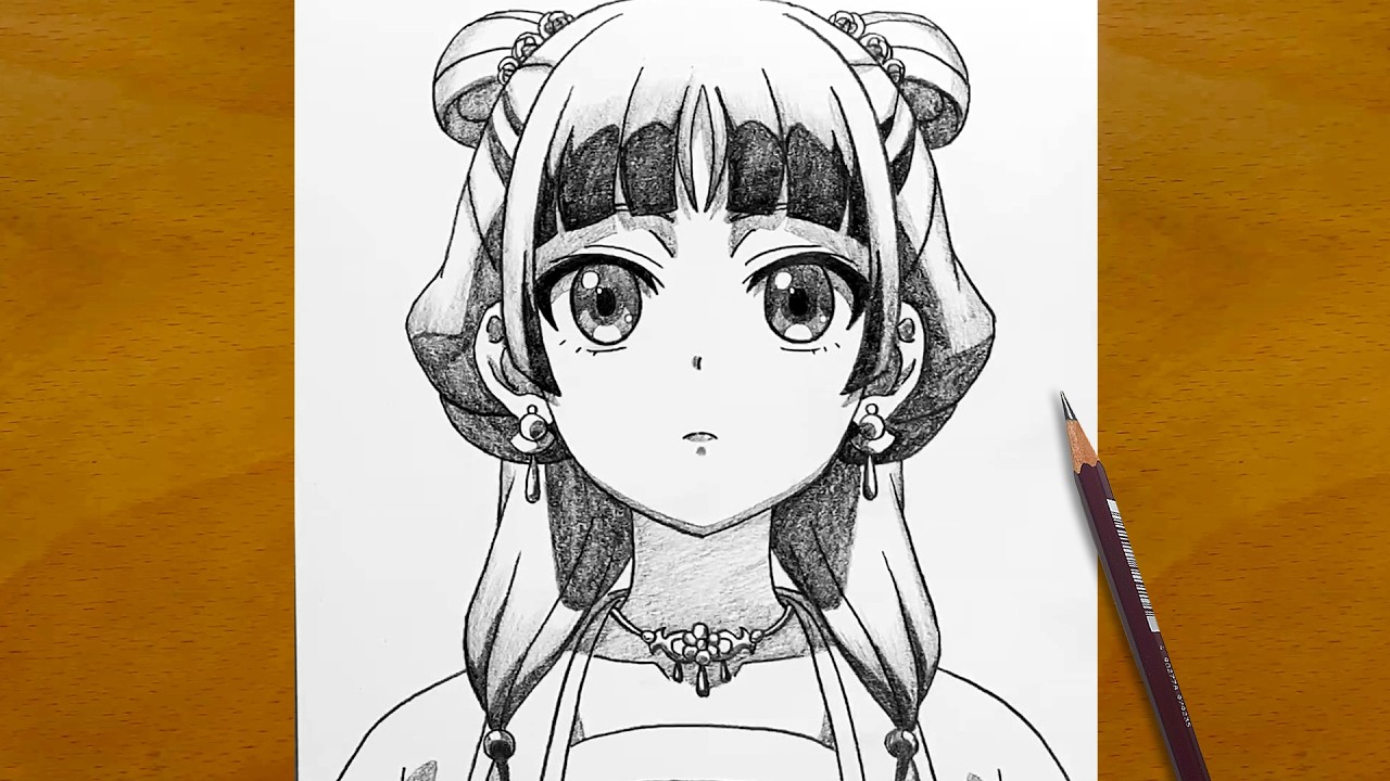 How to Draw Maomao Step by Step | The Apothecary Diaries Drawing