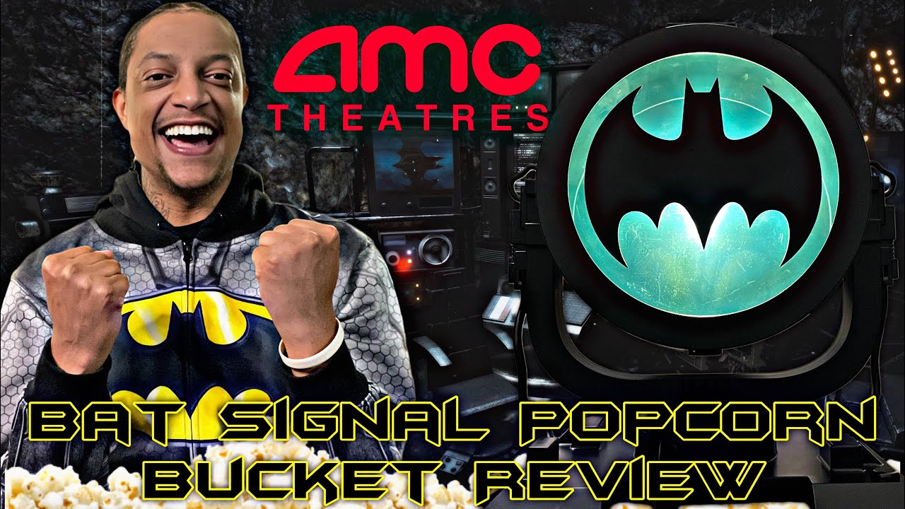 BATMAN 85TH ANNIVERSARY | AMC POPCORN BUCKET REVIEW | BAT SIGNAL | BATMAN FANS THIS IS A MUST HAVE🦇🤯