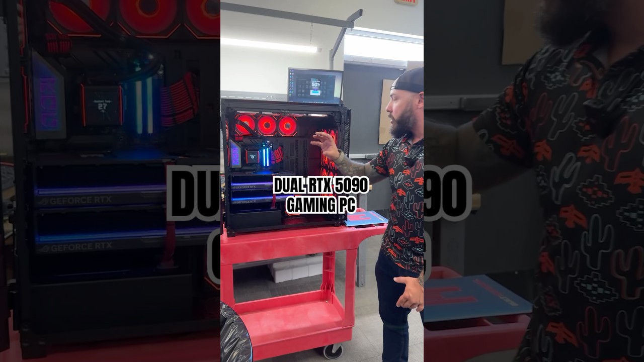 TWO RTX 5090s in a Gaming PC Build?!