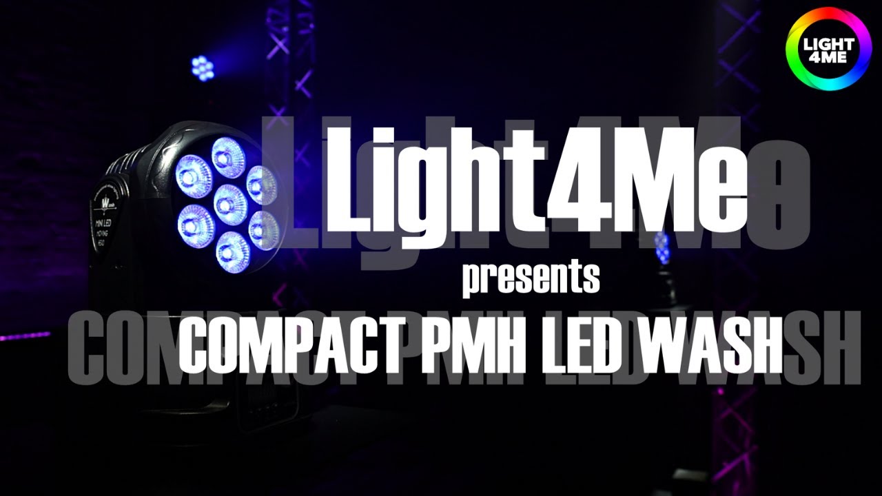 Light4Me  Compact PMH LED WASH 7x8W głowica ruchoma LED