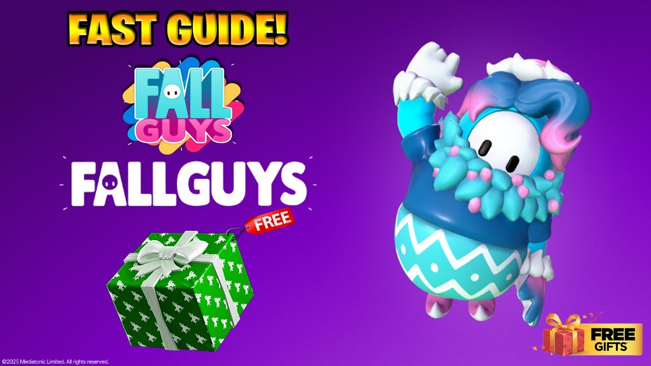 Как получить модный морозный скин в Fall Guys БЕСПЛАТНО!