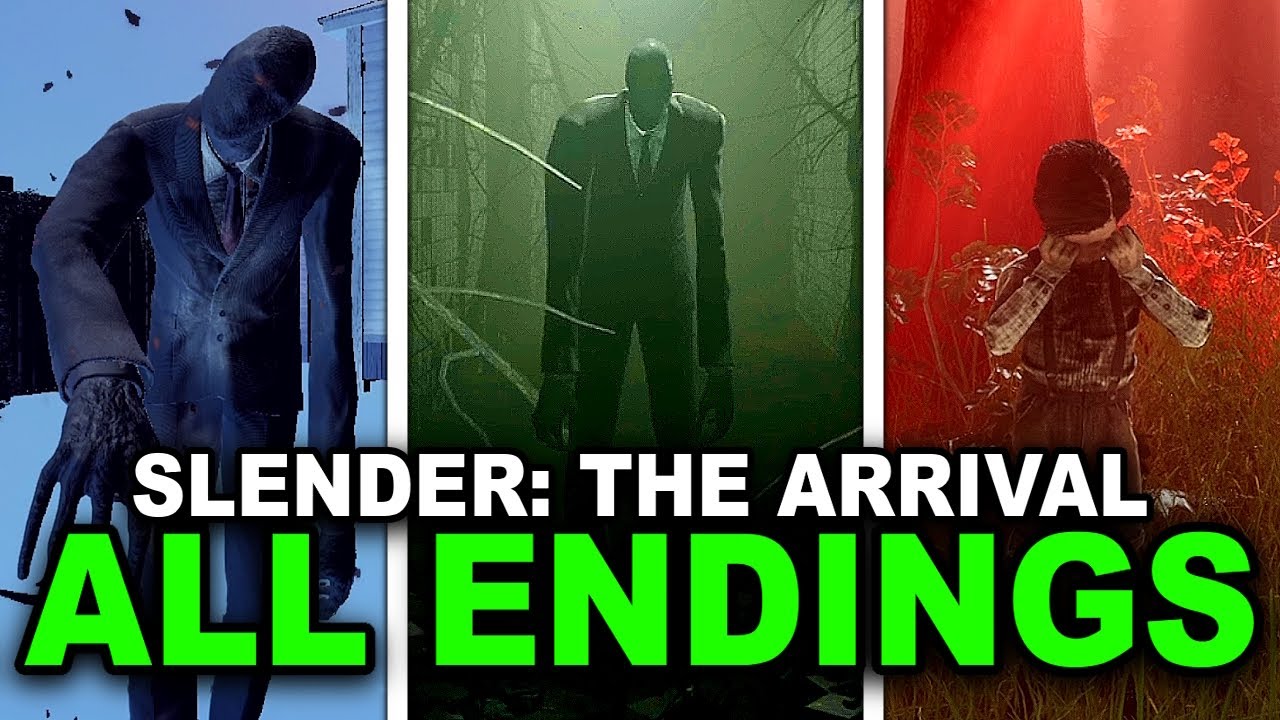 Slender the Arrival: Remake - ALL Endings (Showcase)