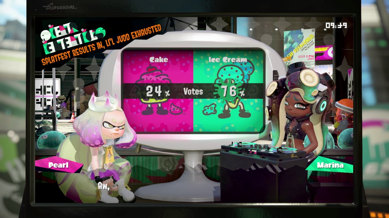 Splatoon 2 - Splatfest #17: Cake vs. Ice Cream | Results