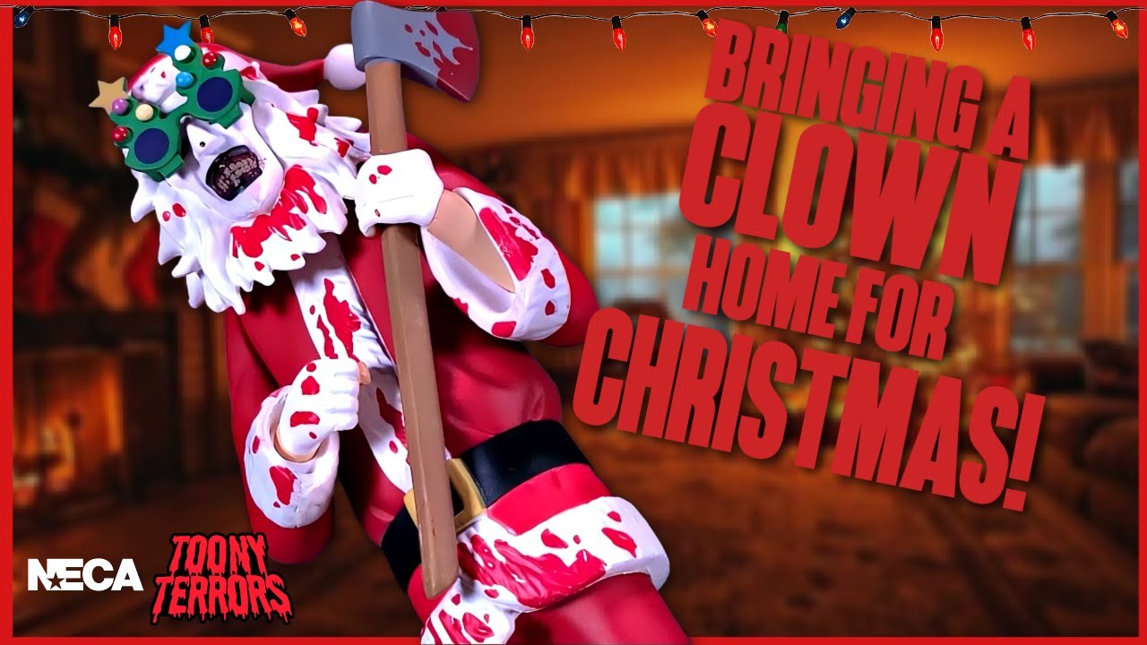 NECA Toony Terrors Terrifier 3 Art the Clown In Santa Suit Figure Review | Christmas Spot 2025