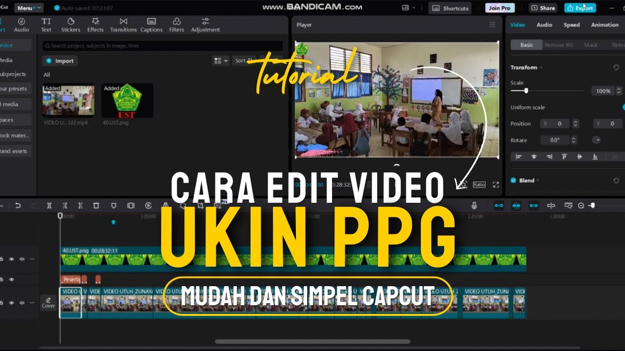 Turorial Edit Video Pembelajaran UKIN(Uji Kinerja) PPG 2024 - PPG DALJAB/PRAJAB GURU TERTENTU