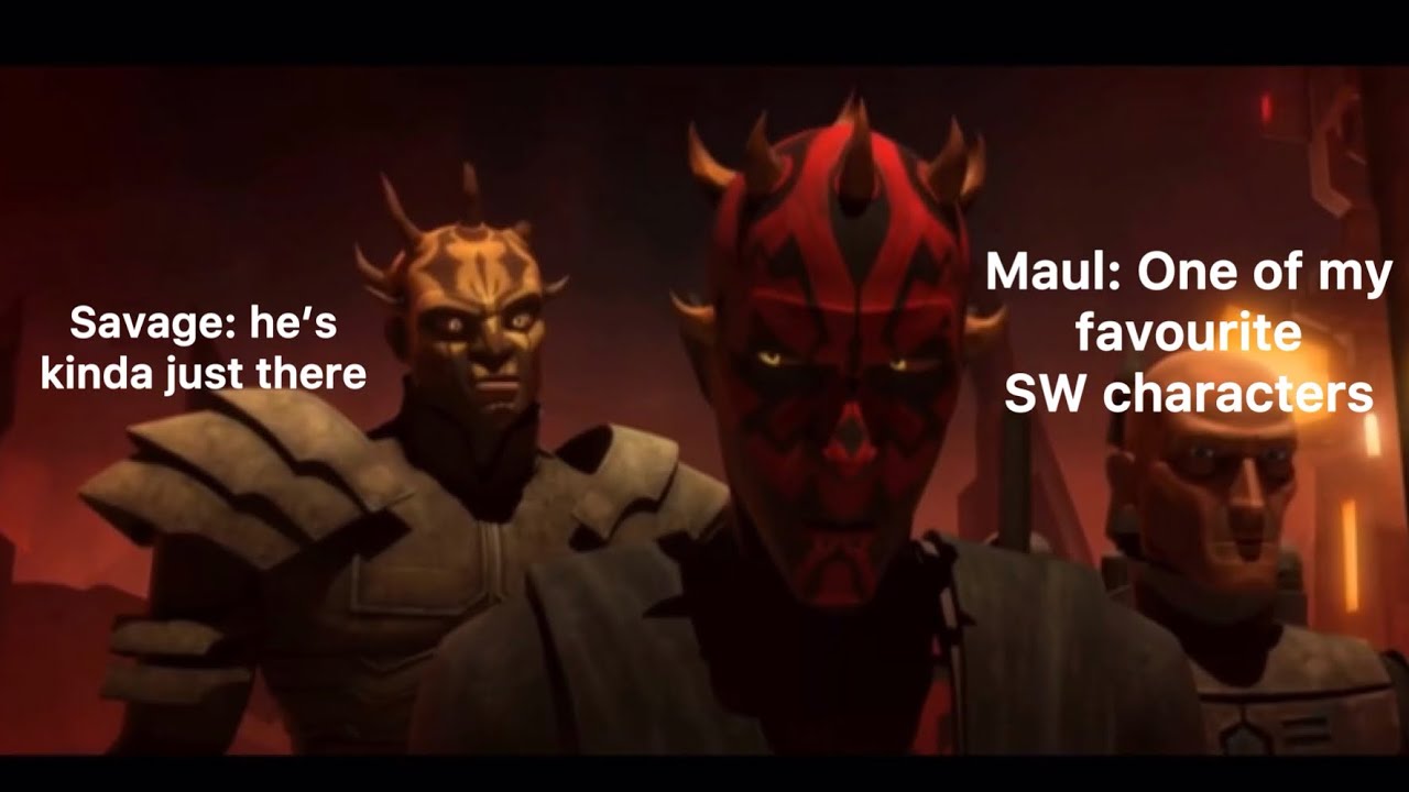 Darth Maul and Savage being THE Sith Brothers for 12 mins straight