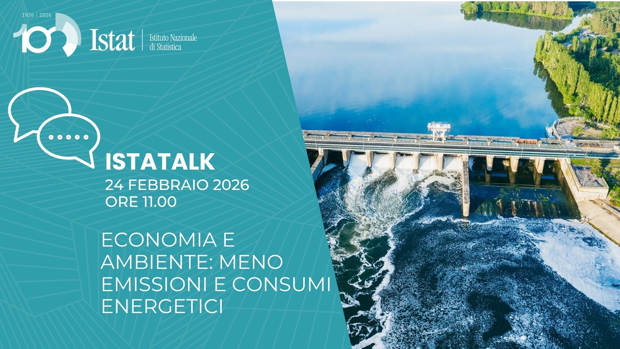 Istatalk - Economia e ambiente: meno emissioni e consumi energetici