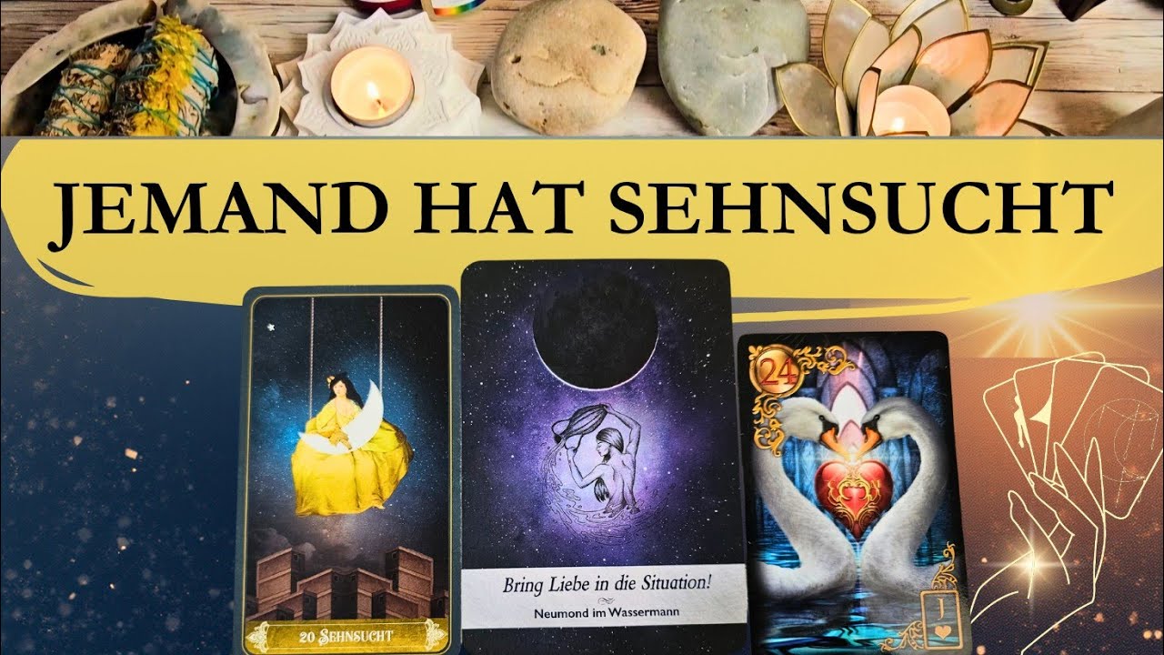 &hearts;️Liebesorakel: Jemand hat Sehnsucht nach Dir! Tarot Botschaft Orakel