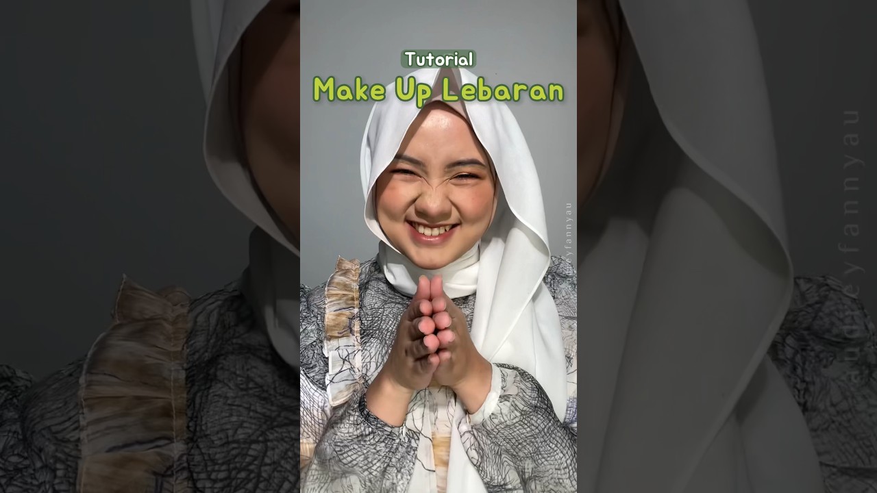 Simple LEBARAN Make Up tutorial✨ #makeuptutorial #makeuplebaran #makeupsimple #shorts #lebaran