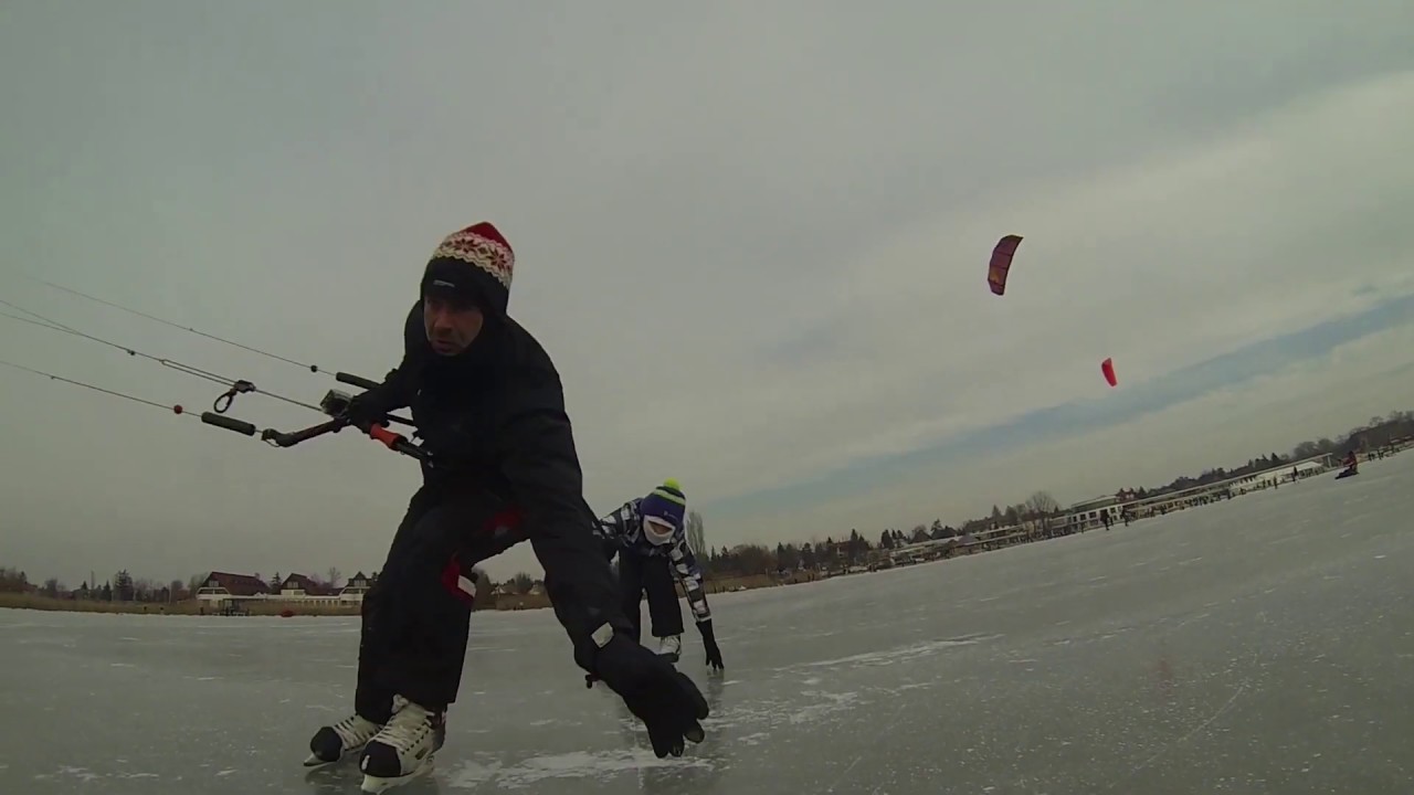 Kitech Kites - Ice Kite on Velence Lake in Hungary