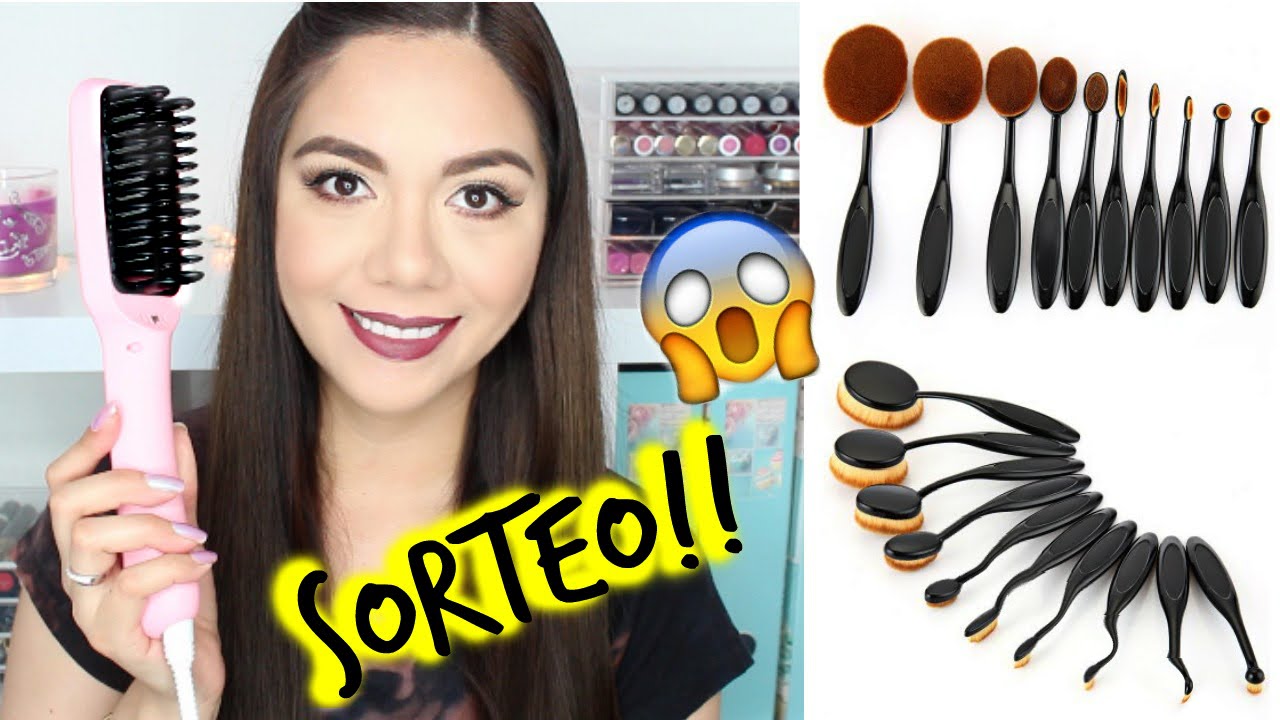 NUEVO CEPILLO ALISADOR ¿MEJORADO? Y BROCHAS OVALES + SORTEO INTERNACIONAL!! | MARIEBELLE