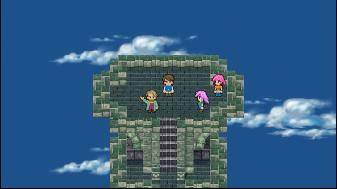 Final Fantasy V (PC) Story Scene #116 - Xezat's Sacrifice